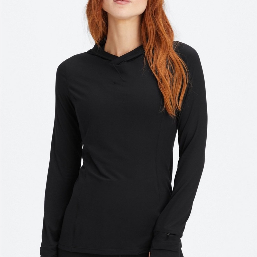 Fabletics Black Phoenix Run Long Sleeve Hoodie